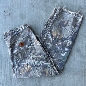 Y2K Carhartt Realtree camo relaxed fit work wear carpenter pants
